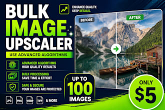 convert low quality images into high resolution