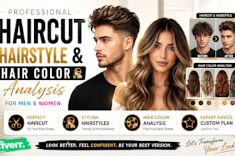 give you the best haircut, hairstyle and hair color for you