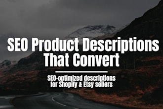 write SEO product descriptions