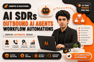 build ai sdrs, outbound ai agents and workflow automations