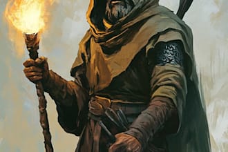 create custom dnd, rpg, and character art