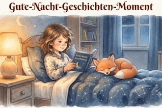 aquarell kinderbuchillustration für kinderbuch geschichtenbuch buchillustration