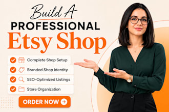 professionally setup and optimise your etsy shop for growth and sucess