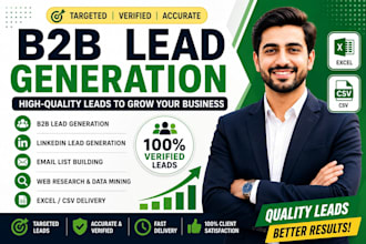 do  lead generation, linkedin leads and email list building