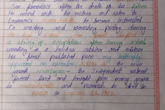write beautiful hindi and english handwritten notes