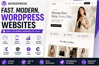build fast wordpress website with kadence blocks gutenberg divi theme blocksy