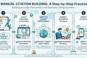 create manual local SEO citations and business listings