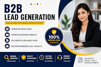 do b2b lead generation and business email list building