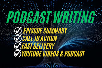 write engaging podcast script