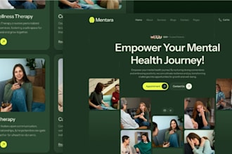 do medical website, therapy website, mental, health wellness, telehealth