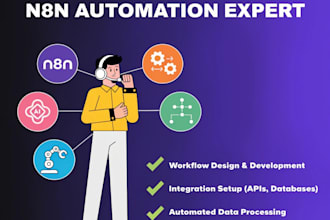 build n8n automation workflows and API integrations