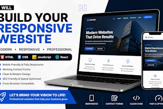 build a responsive website with a working contact form