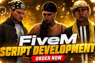 develop and fix custom fivem scripts for any frameworks