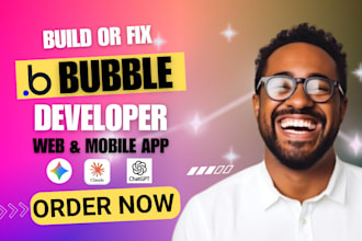 do bubble io website build bubble web app bubble mvp saas bubble app developer