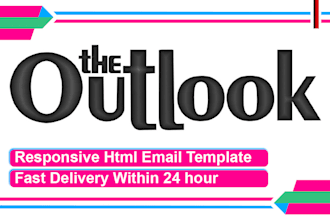 do the outlook HTML email template