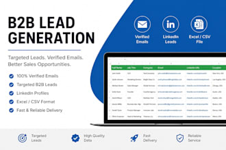 build targeted b2b lead generation lists with verified emails