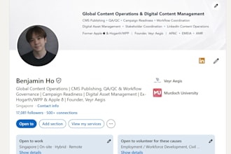 your linkedin profile with one to one coaching