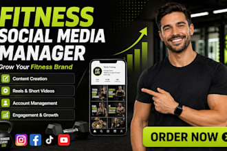 be your gym social media manager fitness brand personal trainer fitness coach