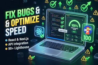 fix react nextjs bugs API integrations and optimize website speed