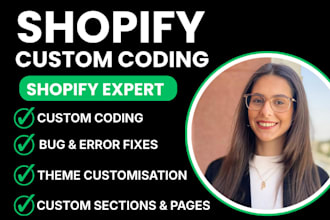 fix your shopify bug shopify custom coding shopify liquid coding