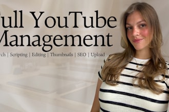manage your youtube channel from research to upload