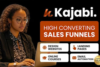 do kajabi website, kajabi online course, kajabi landing page, or online course