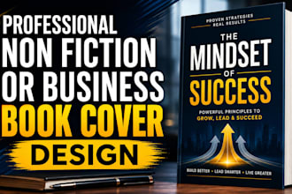 design a professional non fiction or business book cover