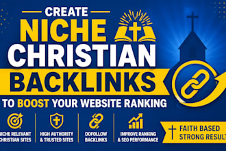 create christian backlinks to boost your website ranking