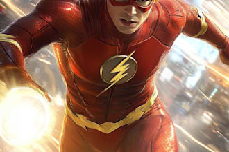 do a superhero comic