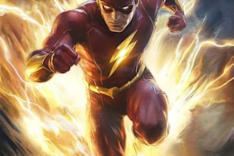 make a superhero comic