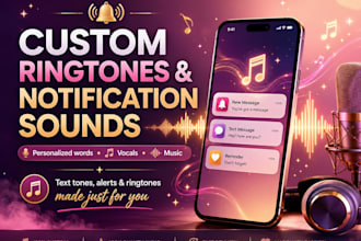 create custom ringtones and notification or text tones
