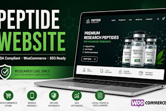 fda compliant peptide website woocommerce peptide store peptide website peptide