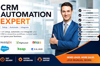 kajabi hubspot salesforce automation zoho crm gohighlevel keap crm integration