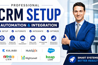 kajabi hubspot salesforce automation zoho crm gohighlevel keap crm integration