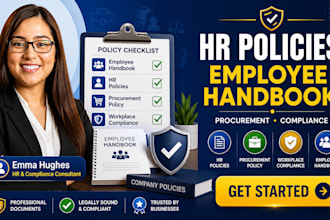 draft procurement policy, HR policies, employment handbook, workplace compliance