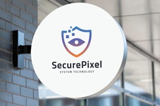 design modern startup logo for tech companies and saas