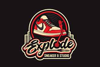 design monogram custom sneaker studio logo