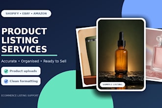 upload product listings to shopify ebay and amazon