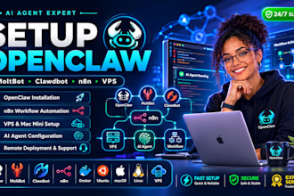 setup openclaw moltbot clawdbot n8n automation workflow on vps mac mini