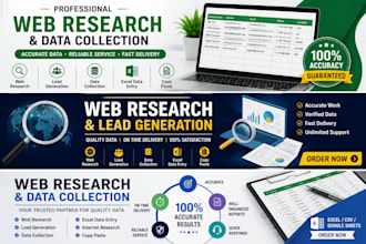 do web research, lead generation, and data collection