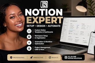build business custom notion template notionva notion dashboard notion workspace