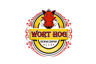 design exceptional hog brewing company logo