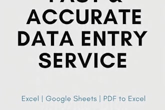 do fast and accurate data entry in excel and google sheet