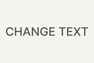translate document change text font replace color object logo resize picture