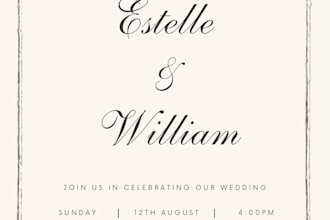 design beautiful digital wedding invitations and birthday cards