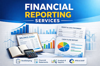 handle bookkeeping, accounting and financial reporting tasks