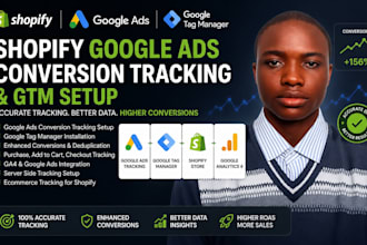 setup shopify google ads with GTM conversion tracking