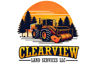 design fantastic land clearing logo that appeals customers