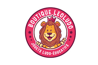 design glamorous fun bright logo for toy boutique
