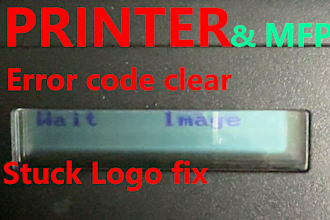 remotely fix hp printers boot prompt wait image error